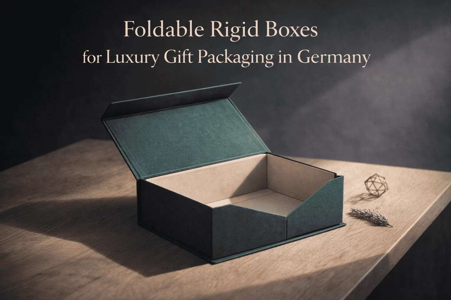 Foldable Rigid Boxes for Luxury Gift Packaging in Germany